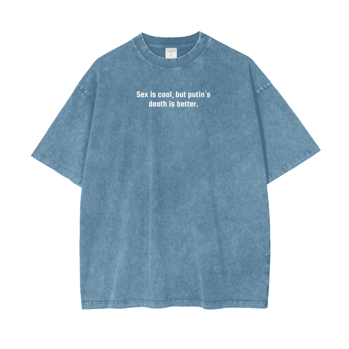 Vintage T-shirt “Sex is cool, but putin’s death is better.”