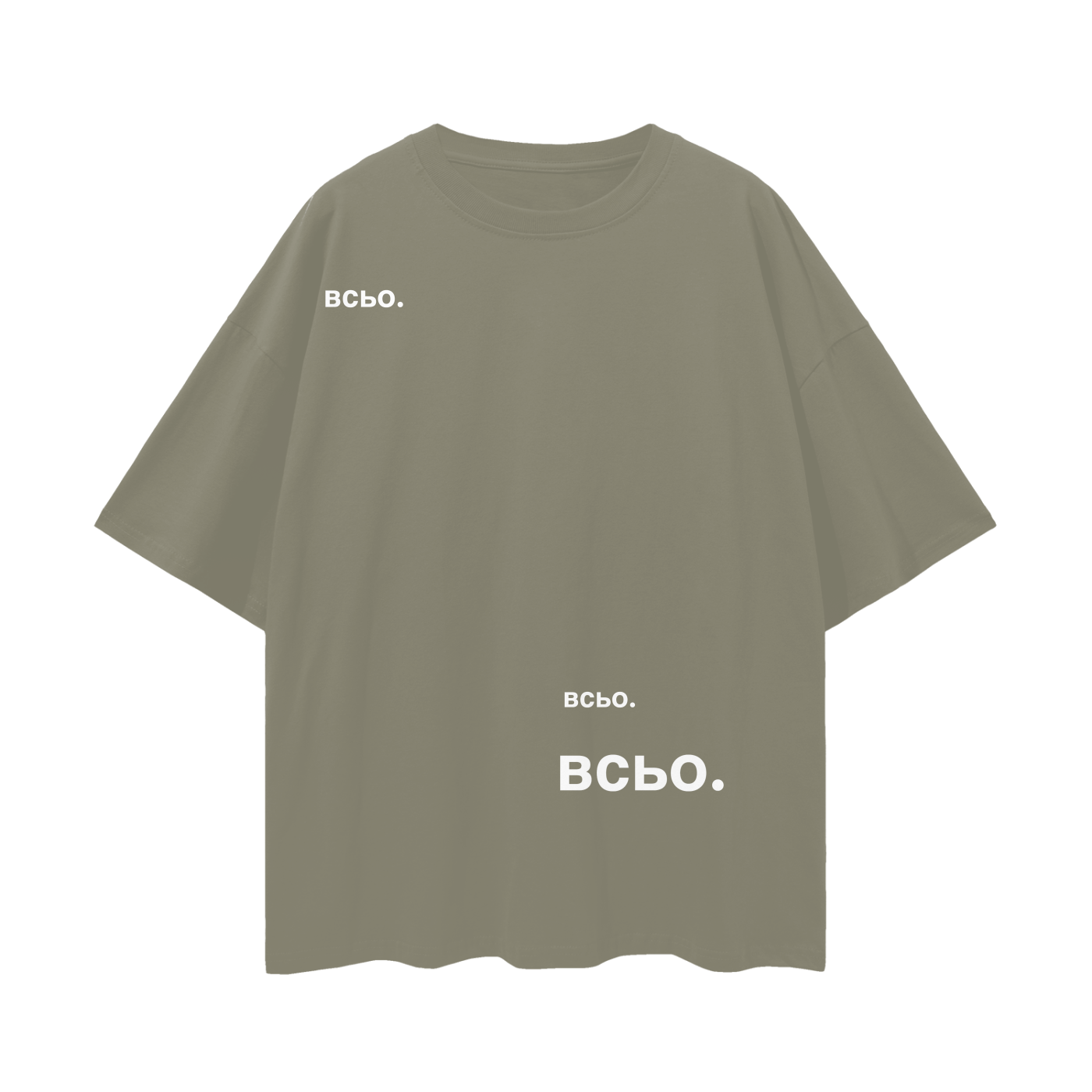 Oversize UNISEX t-shirt 190GSM "ВСЬО"
