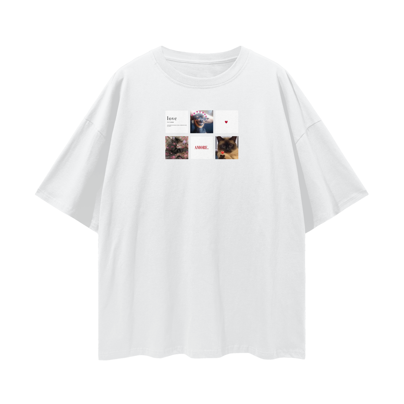 "Cats" Oversize UNISEX T-shirt 190GSM