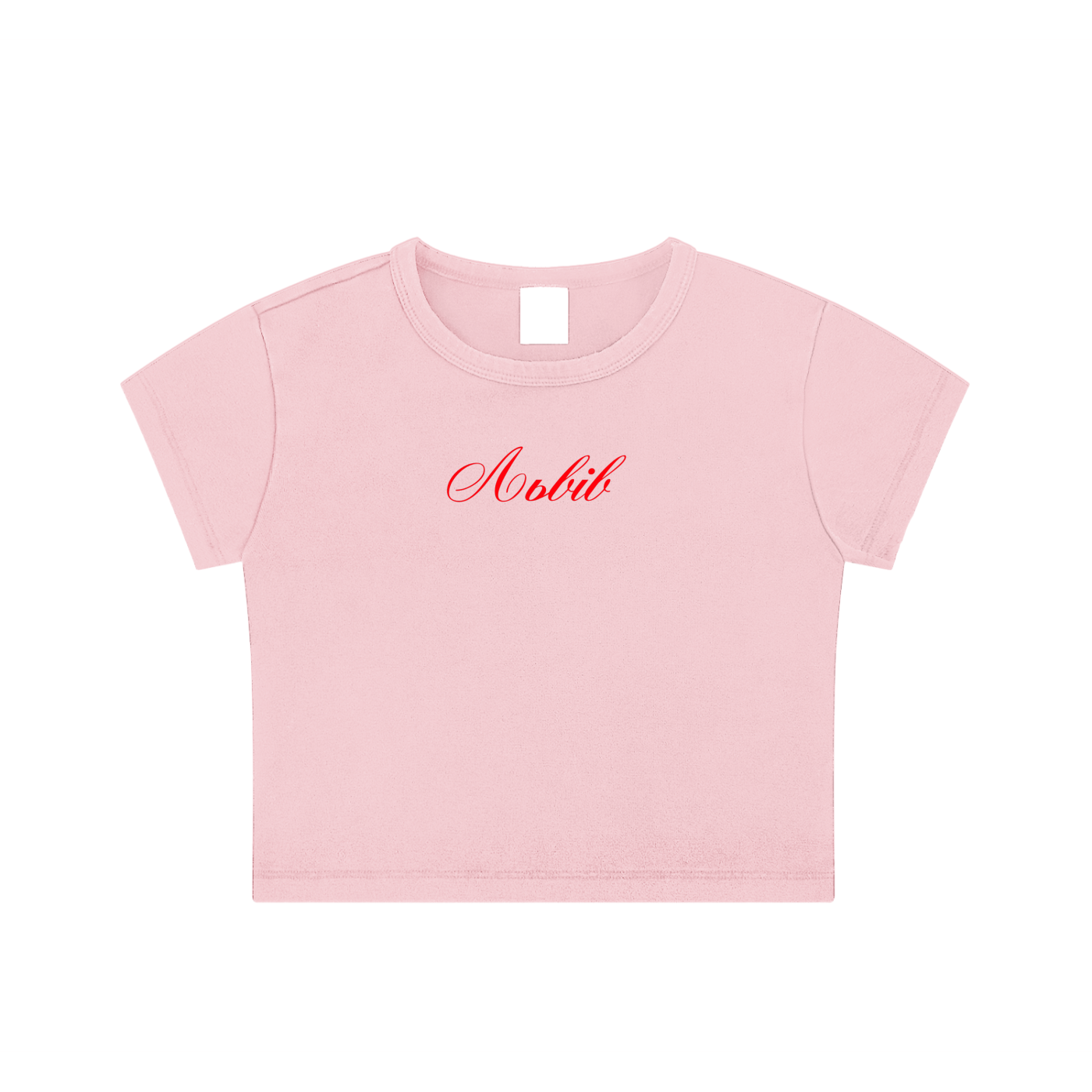 "Львів" Snow Washed Crop Top