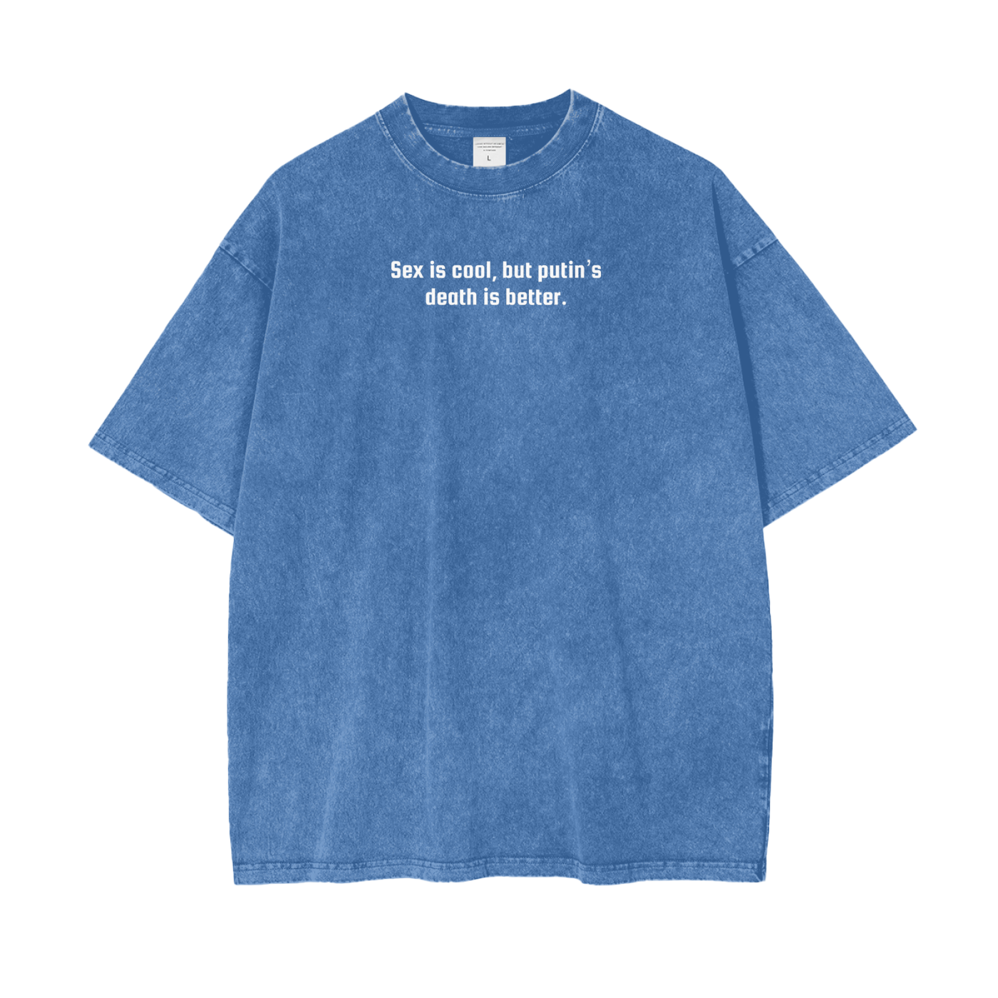 Vintage T-shirt “Sex is cool, but putin’s death is better.”