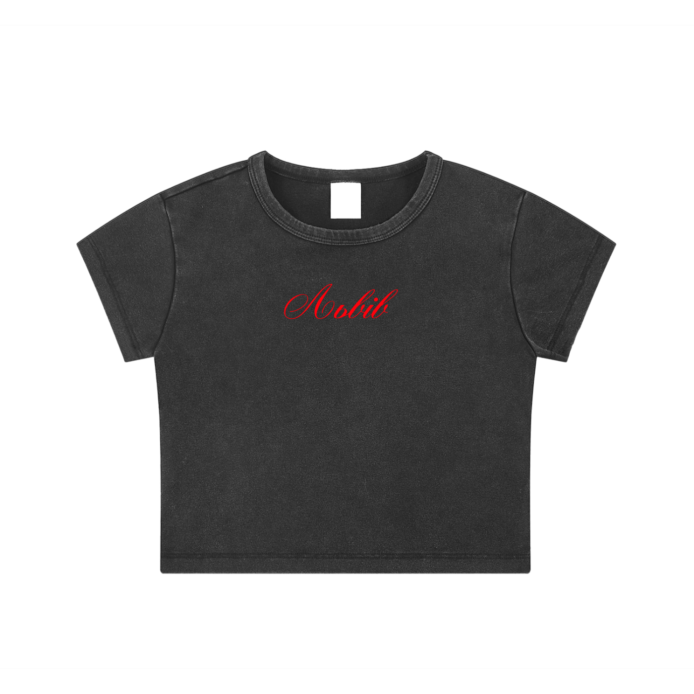 "Львів" Snow Washed Crop Top