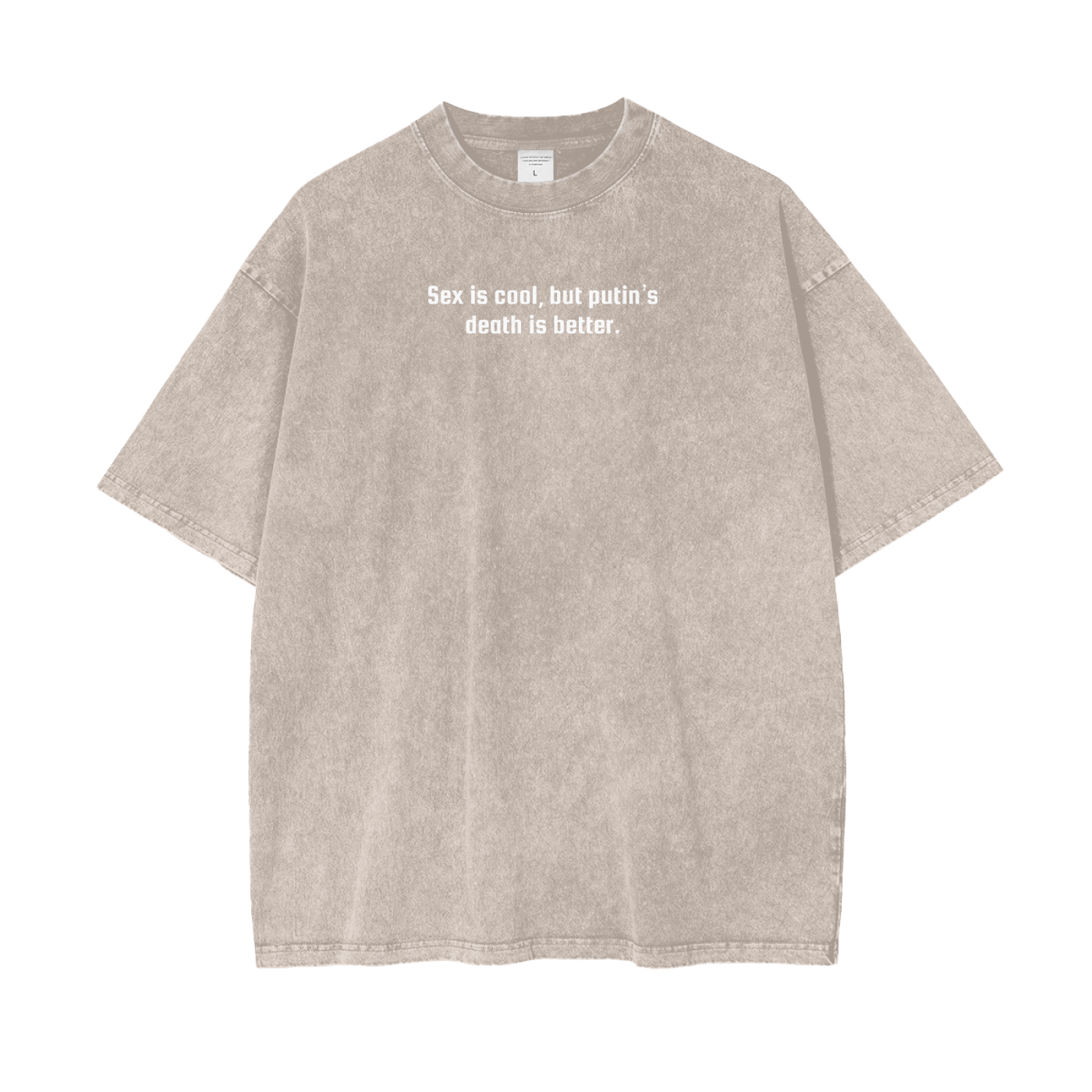 Vintage T-shirt “Sex is cool, but putin’s death is better.”