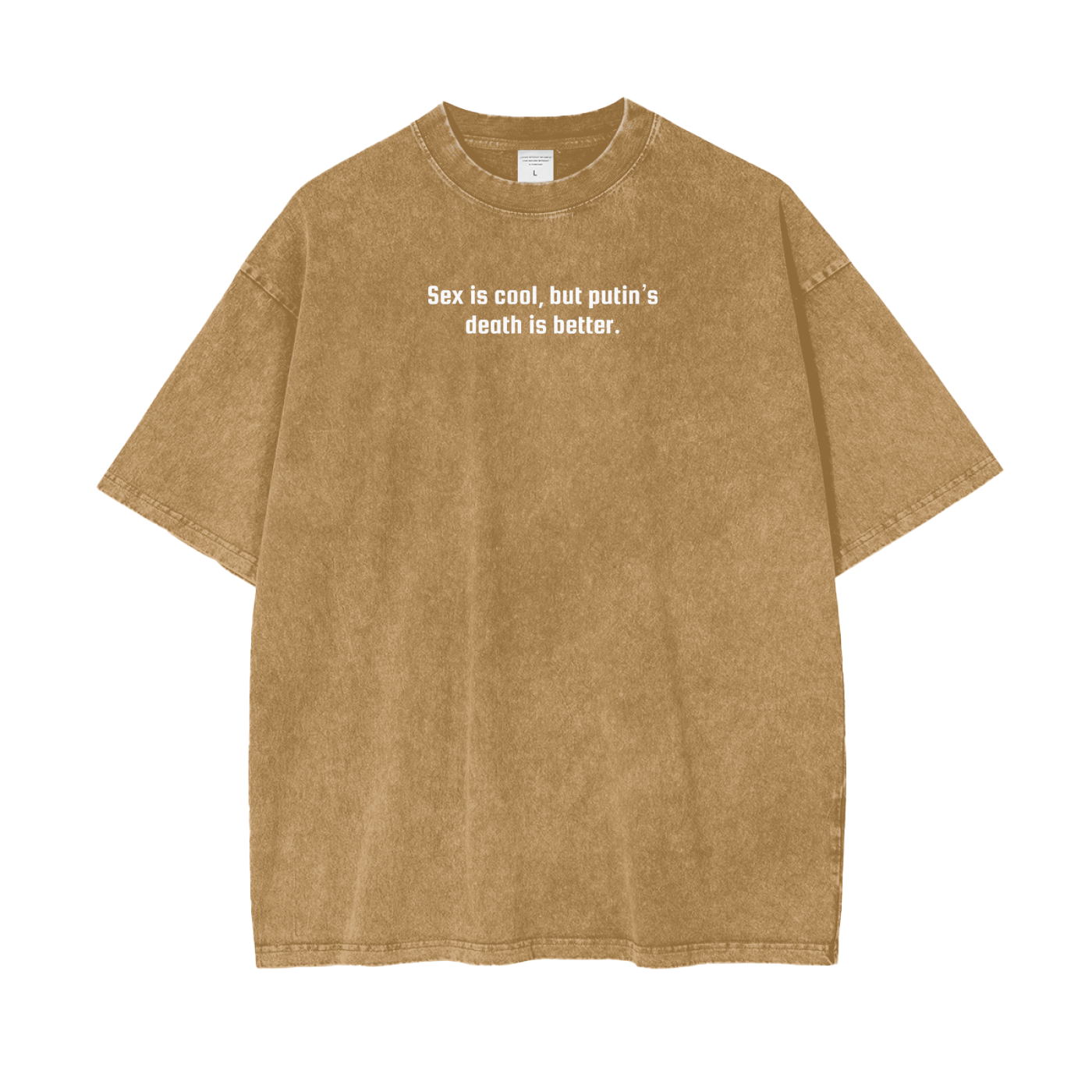 Vintage T-shirt “Sex is cool, but putin’s death is better.”