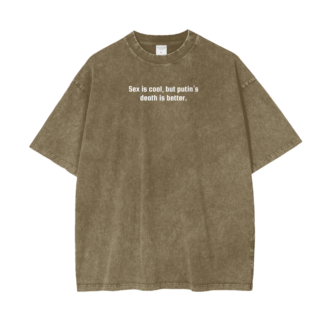 Vintage T-shirt “Sex is cool, but putin’s death is better.”