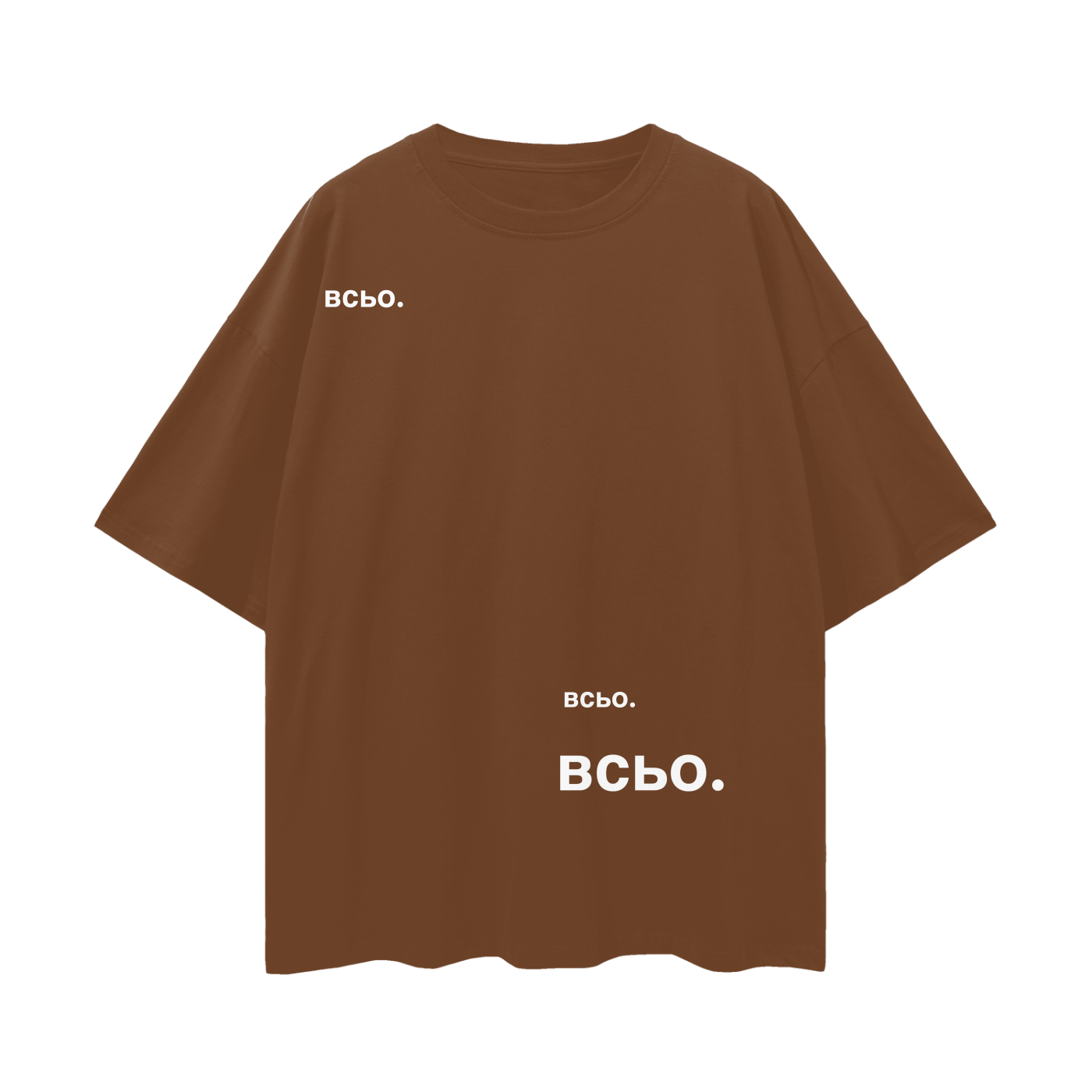 Oversize UNISEX t-shirt 190GSM "ВСЬО"