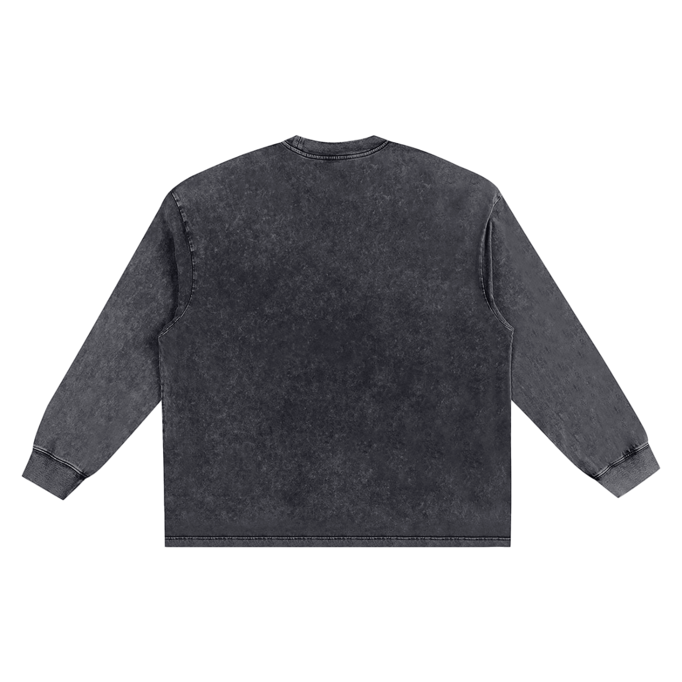 "I’M BULOCHKA" Snow Washed Oversize Long Sleeve T-shirt