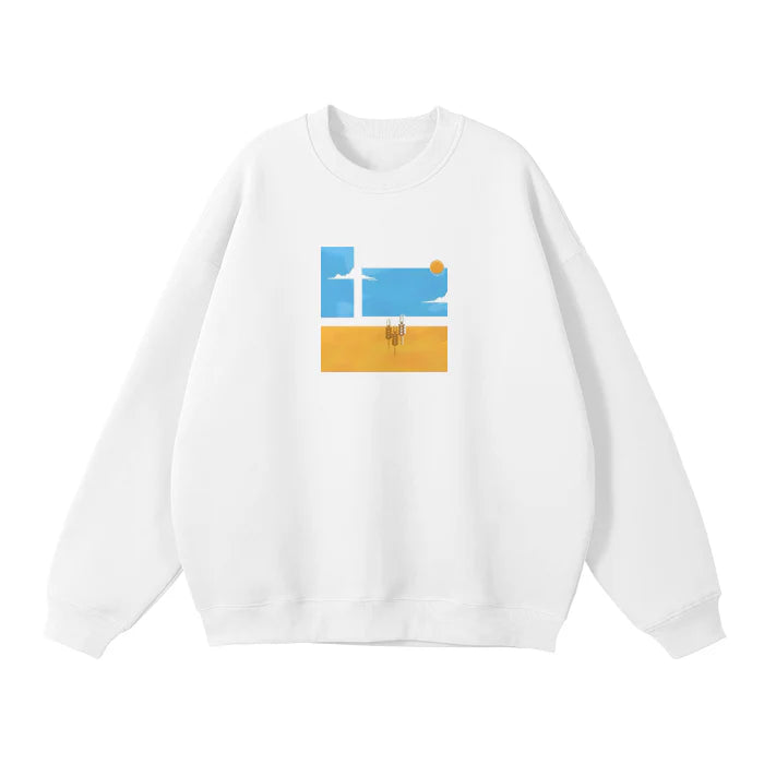 "UA" Oversized Unisex Pullover