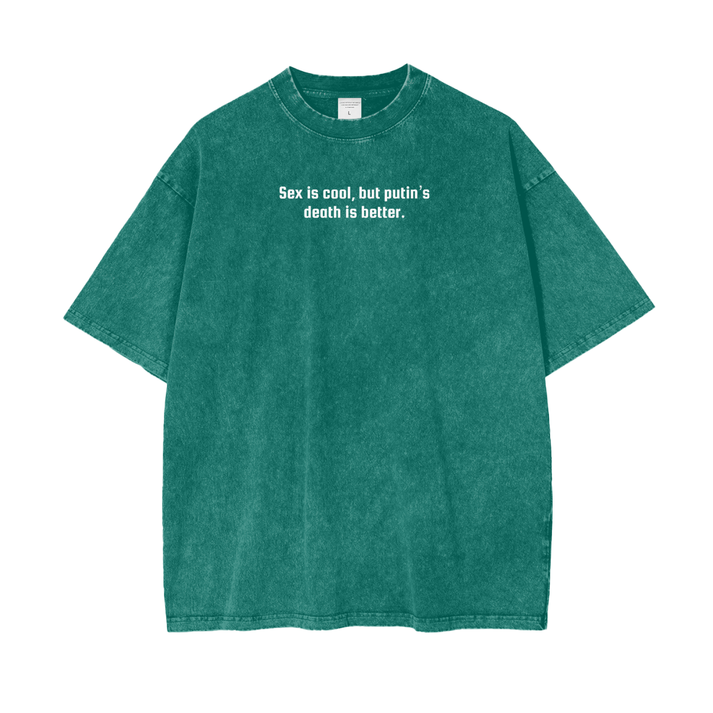 Vintage T-shirt “Sex is cool, but putin’s death is better.”