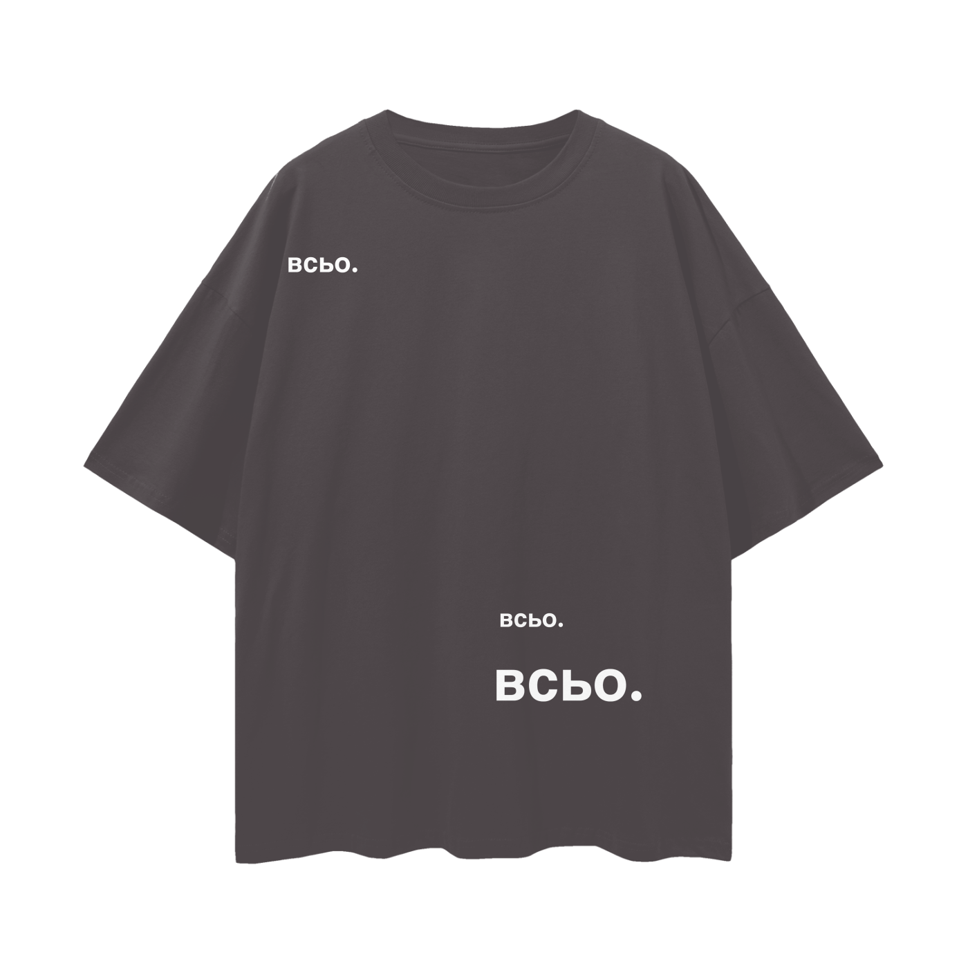 Oversize UNISEX t-shirt 190GSM "ВСЬО"