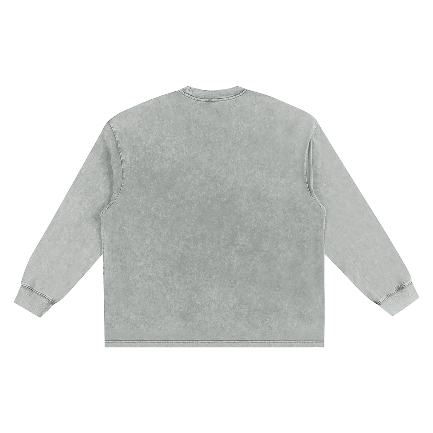 "I’M BULOCHKA" Snow Washed Oversize Long Sleeve T-shirt