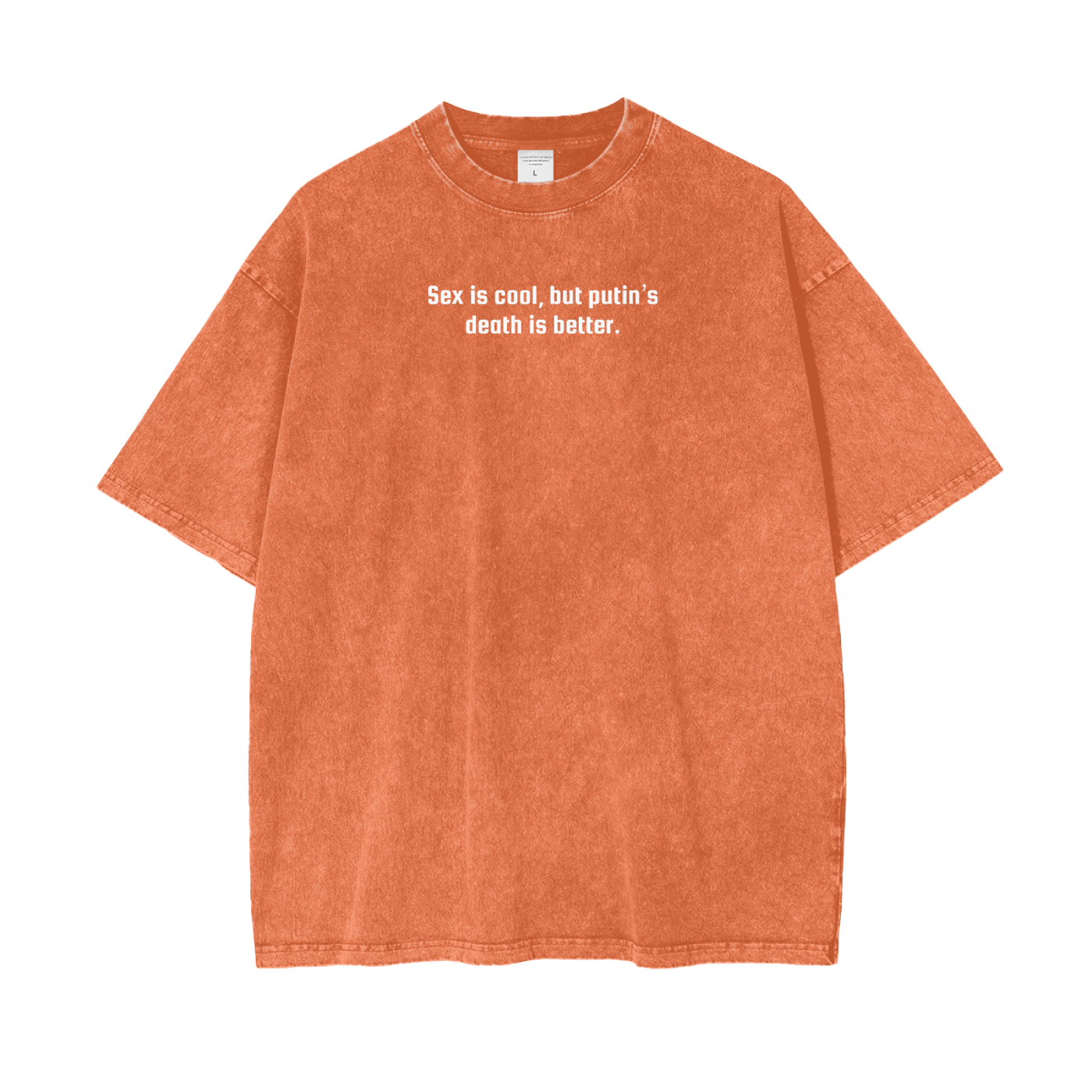 Vintage T-shirt “Sex is cool, but putin’s death is better.”