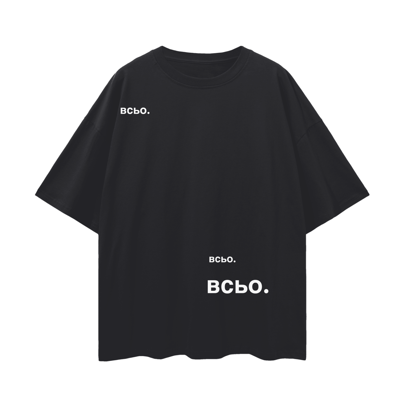 Oversize UNISEX t-shirt 190GSM "ВСЬО"