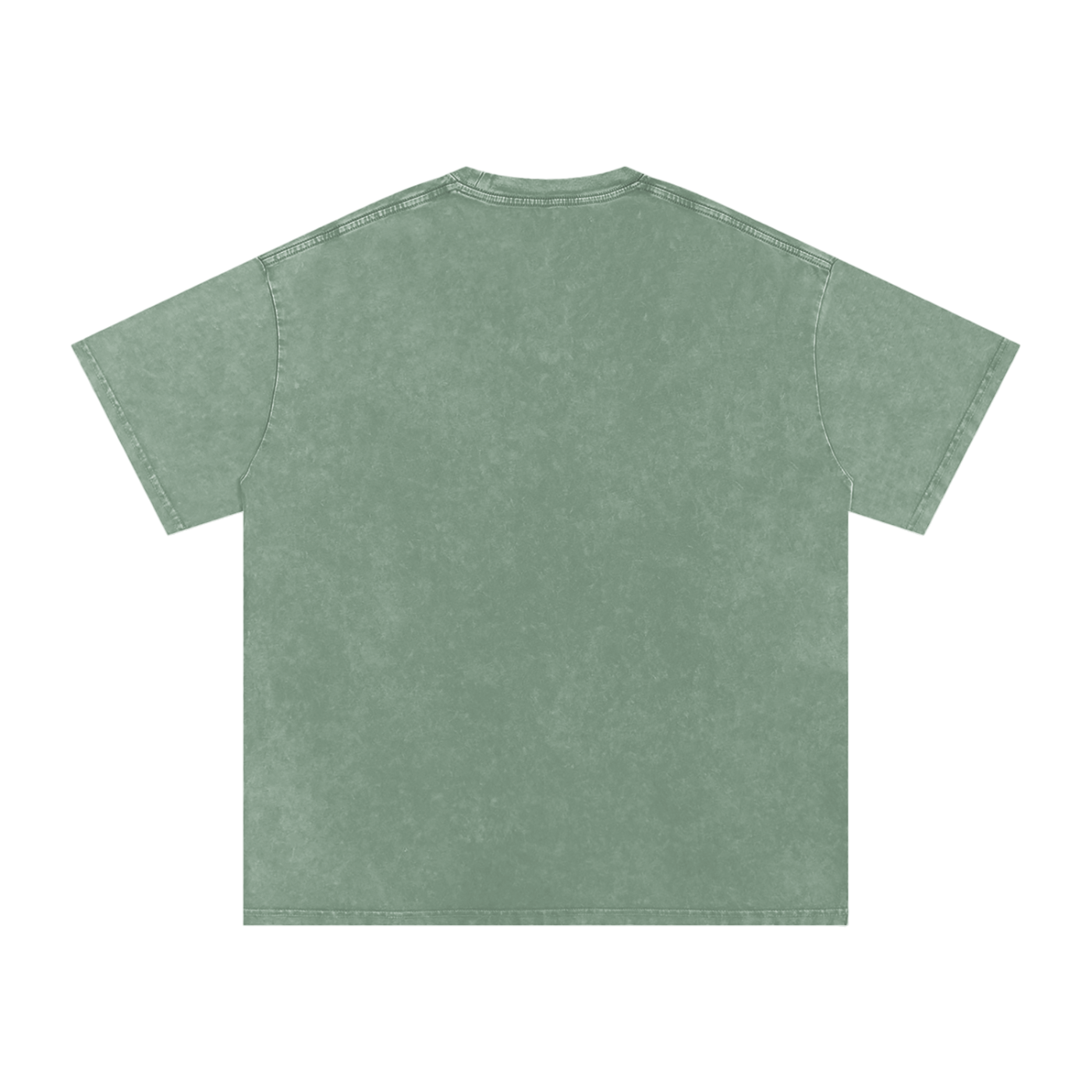 “Work over dohuya“ Snow Washed Oversized Cotton T-Shirt