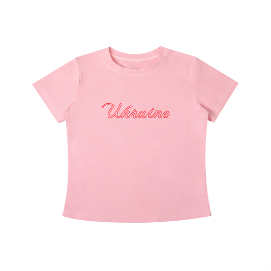 "Ukraine" Vintage Wash Slim Fit T-shirt