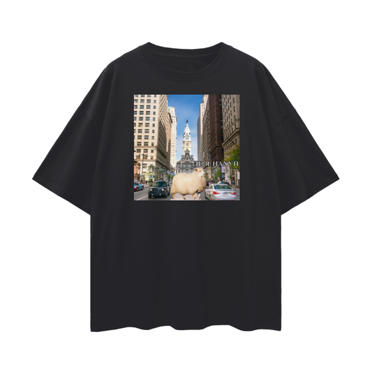 Oversized T-shirt "Lost in Philadelphia"