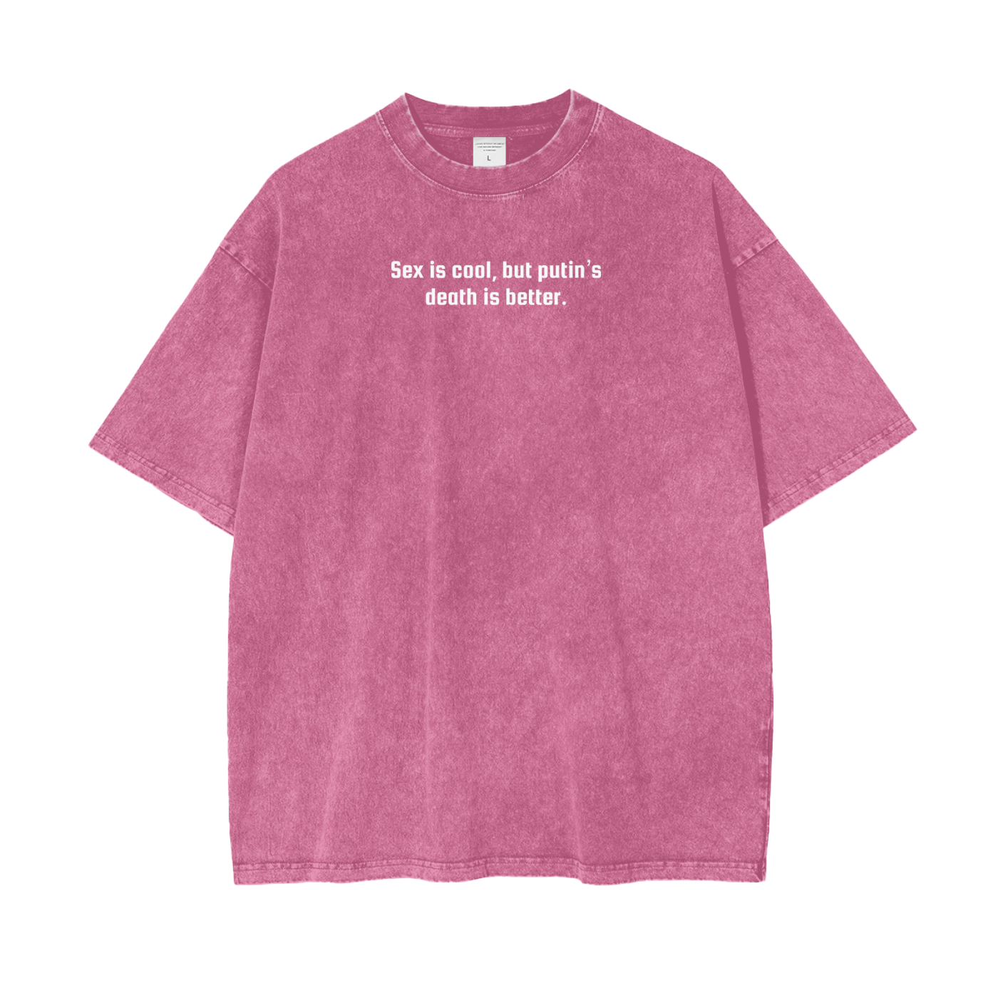 Vintage T-shirt “Sex is cool, but putin’s death is better.”