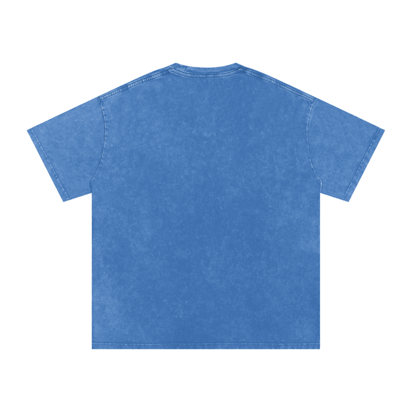 “Work over dohuya“ Snow Washed Oversized Cotton T-Shirt