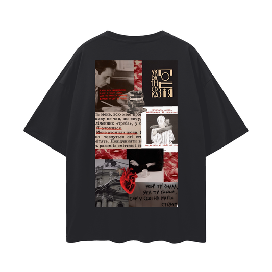 "Поезія" Oversize UNISEX T-shirt 190GSM (back)