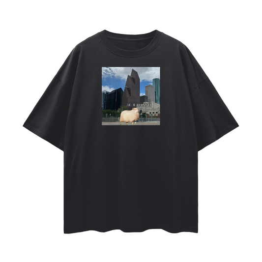 Oversized T-shirt "Lost in Houston"