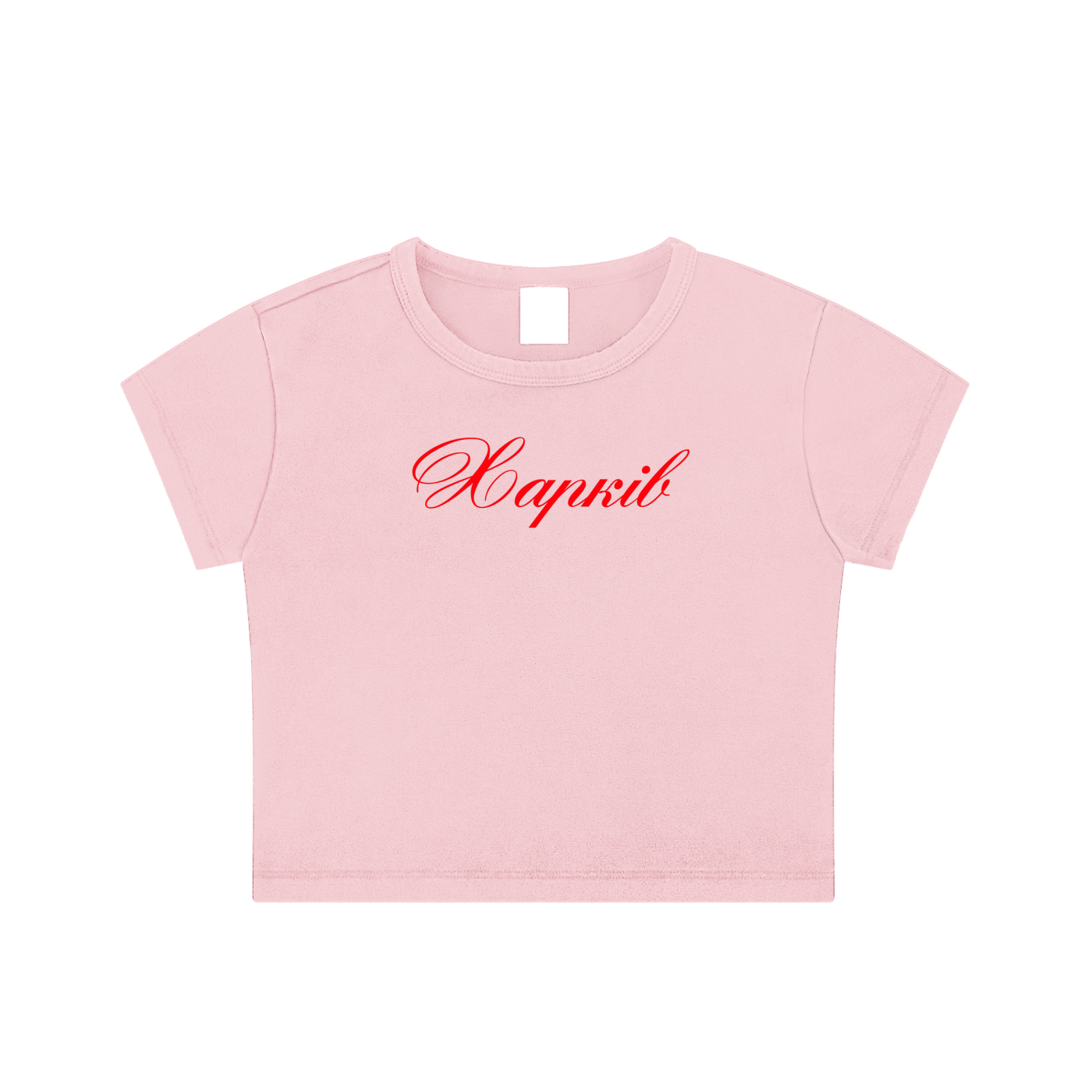 "Харків" Snow Washed Crop Top