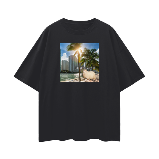 Oversized T-shirt "Lost in Miami"