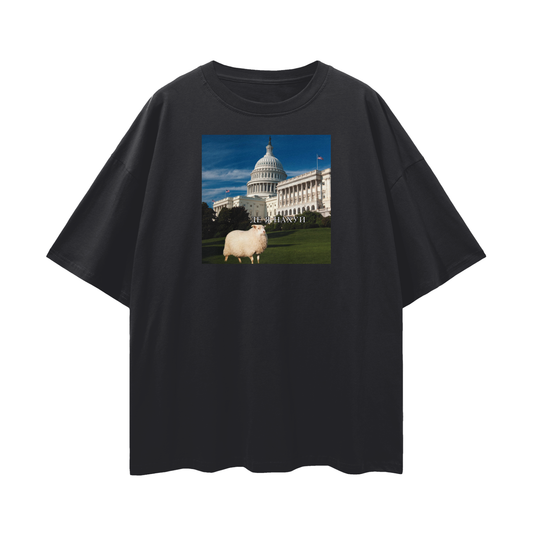 Oversized T-shirt "Lost in Washington"