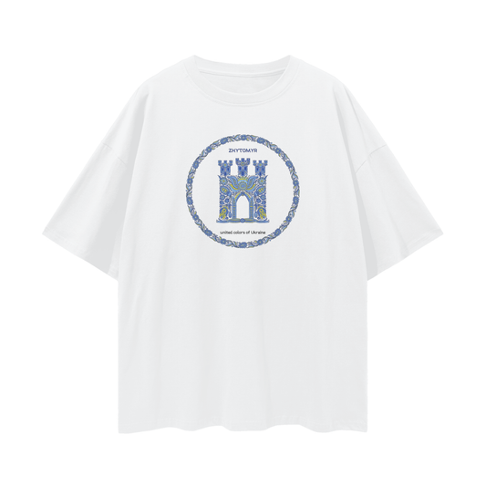 "ZHYTOMYR" Oversize UNISEX t-shirt 190GSM