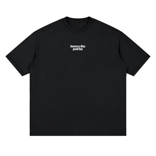 "buenos dias pedrilas" Streetwear Loose Drop Shoulder T-Shirt