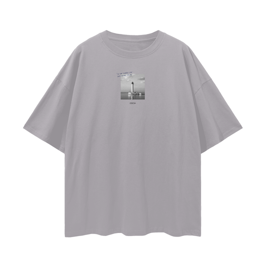 "Odesa" Streetwear Loose Drop Shoulder T-Shirt