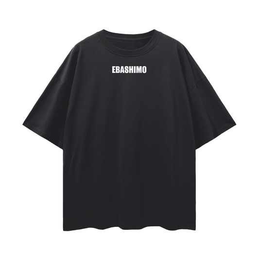 "EBASHIMO" Streetwear Loose Drop Shoulder T-Shirt