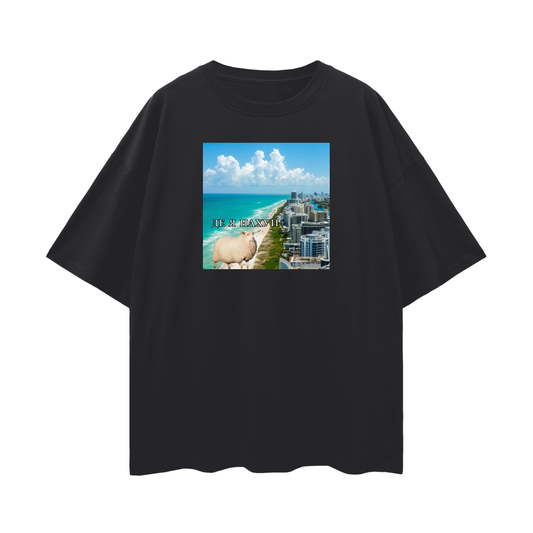 Oversized T-shirt "Lost in Miami"