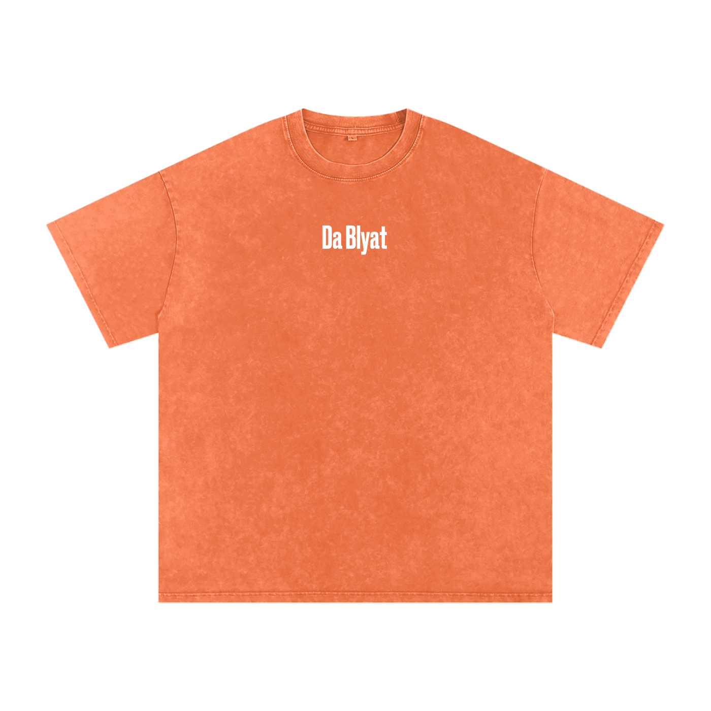 "Da Blyat" Snow Washed Oversized Cotton T-Shirt