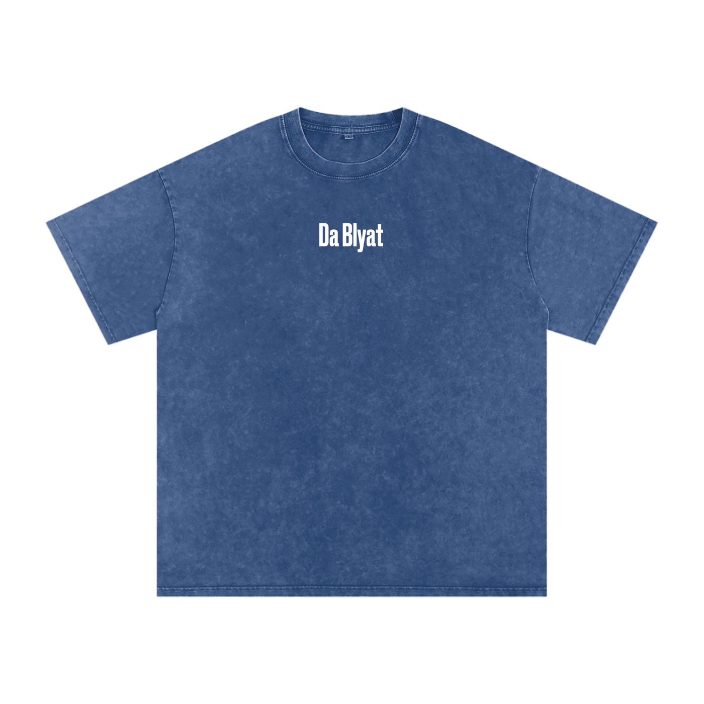 "Da Blyat" Snow Washed Oversized Cotton T-Shirt