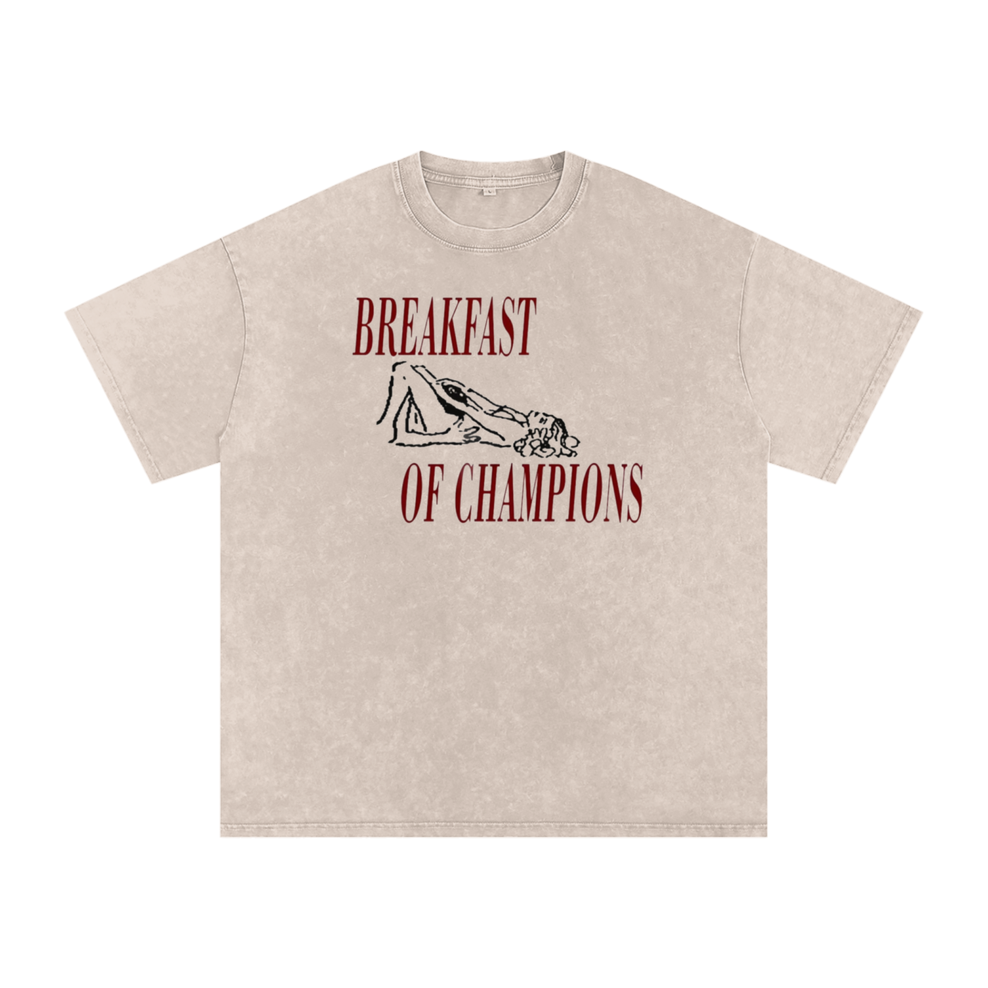 (Спец замовлення) Snow Washed Oversized Cotton T-Shirt