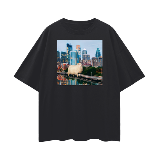 Oversized T-shirt "Lost in Philadelphia"