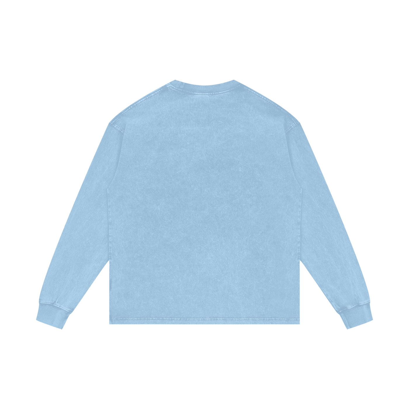 "bulochka" Acid Wash Oversize Long Sleeve T-Shirt