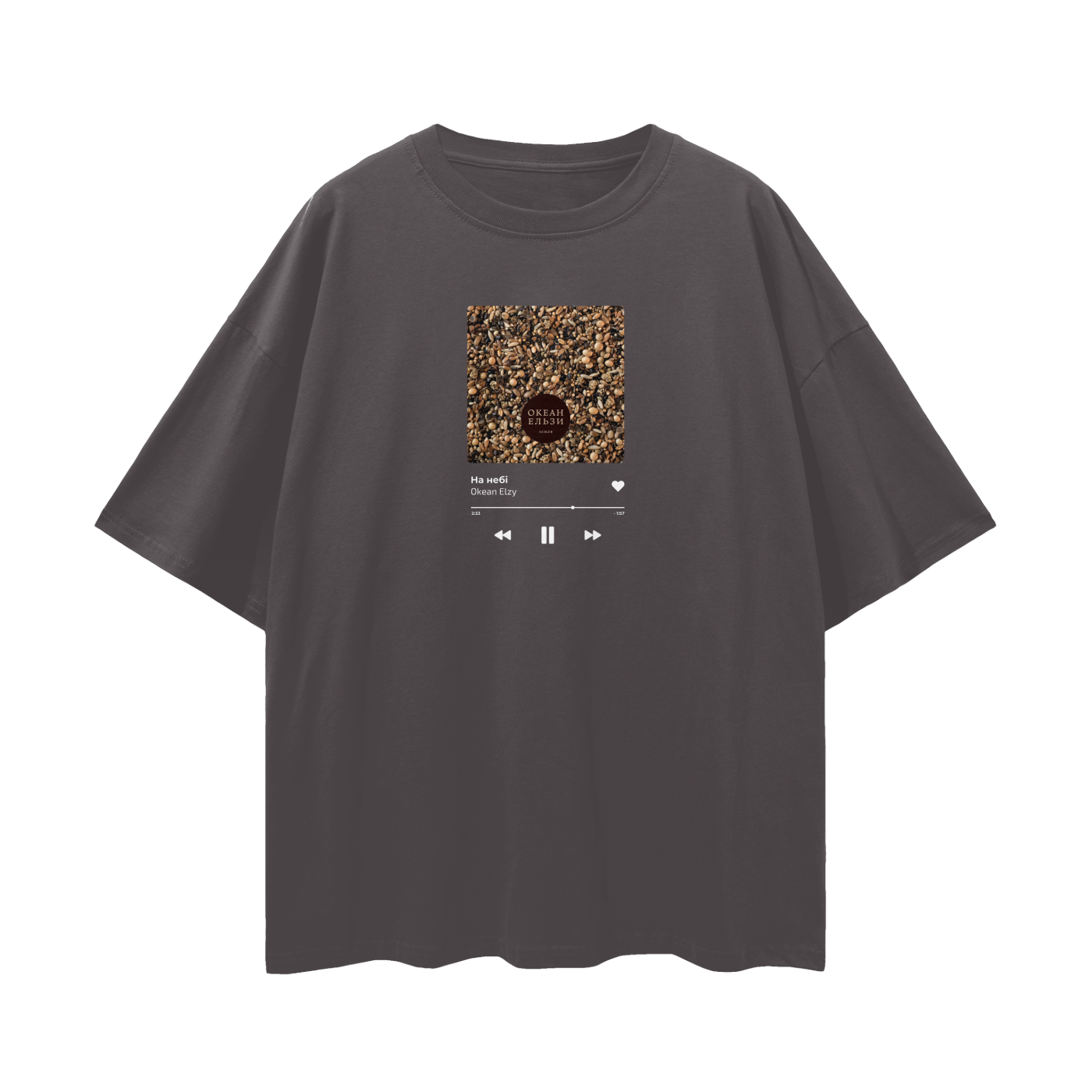 Okean Elzy "На небі" Oversize Deep Drop Shoulder Tee - 190 GSM