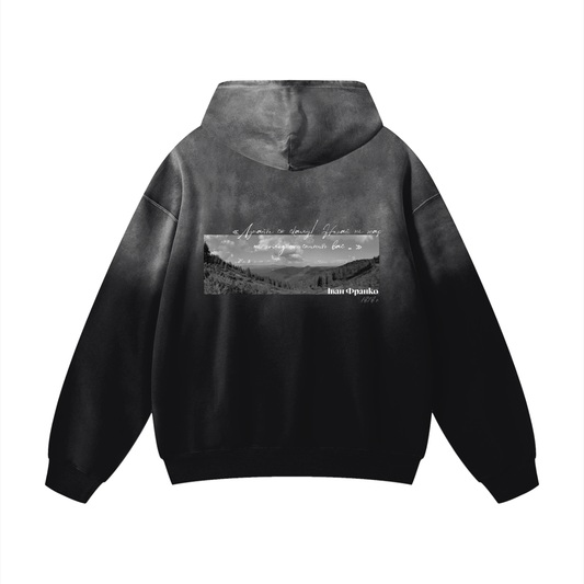 "Іван Франко" Heavyweight Sunfade Oversized Hoodie