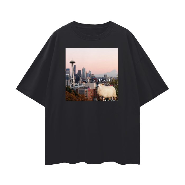 Oversized T-shirt "Lost in Seattle"