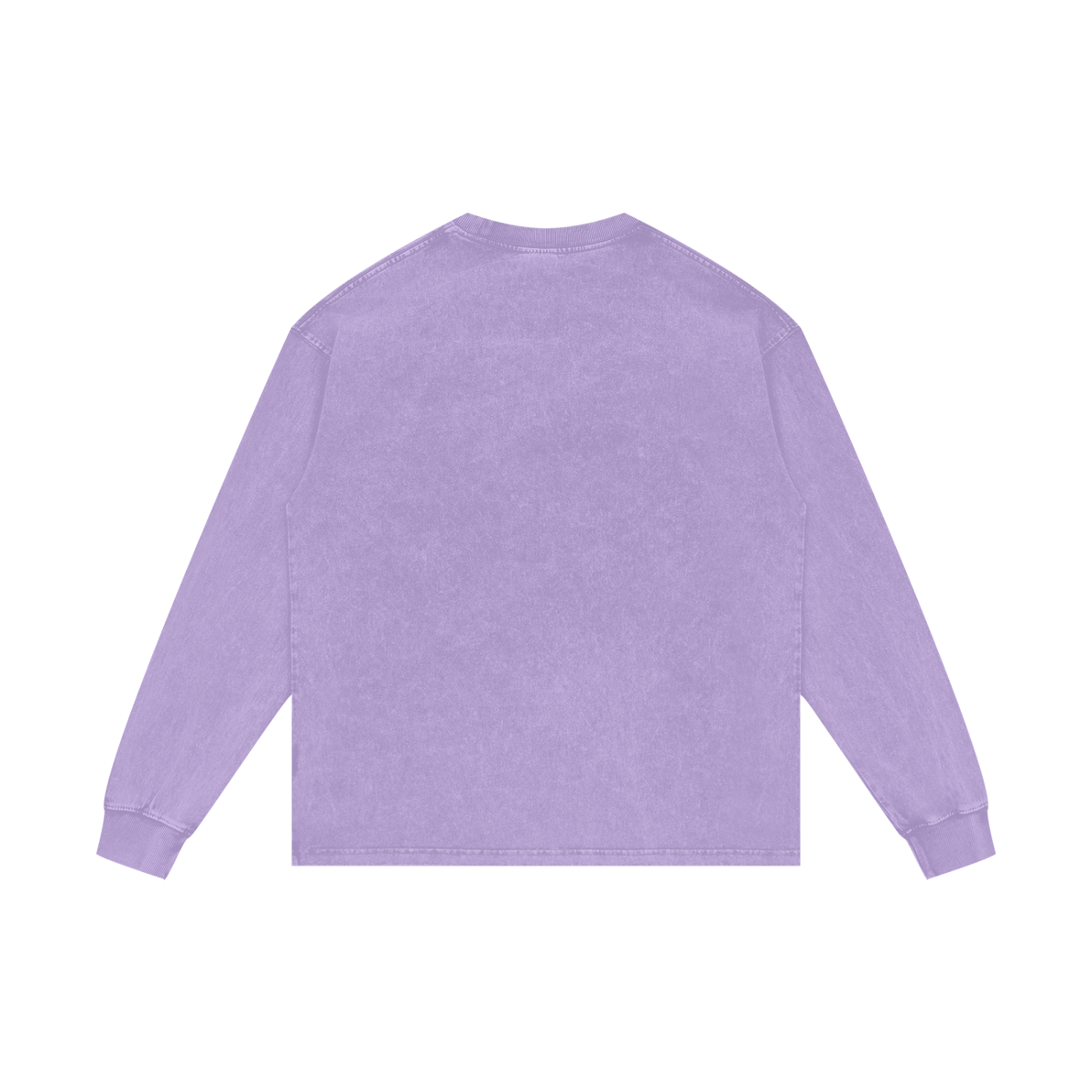 "bulochka" Acid Wash Oversize Long Sleeve T-Shirt
