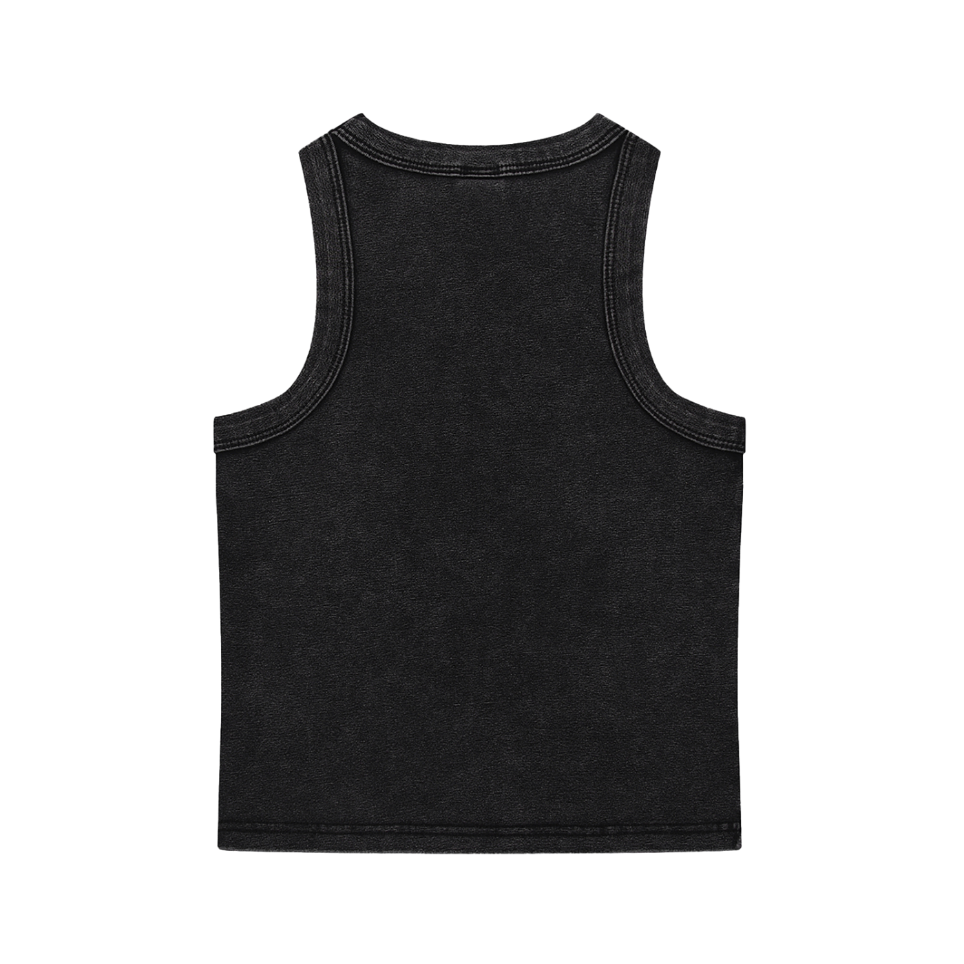 "pohui" Snow Washed Tank Top