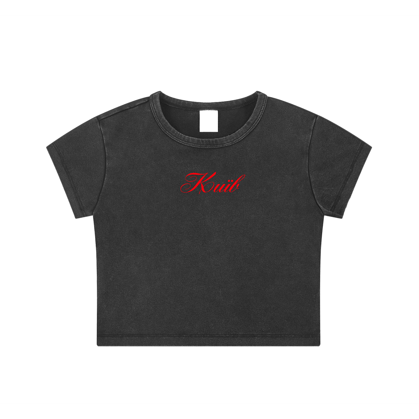 "Київ" Snow Washed Crop Top