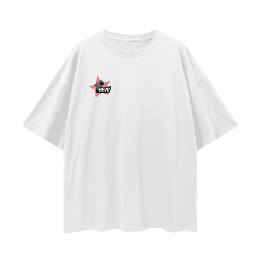 "REVO" Streetwear Loose Drop Shoulder T-Shirt