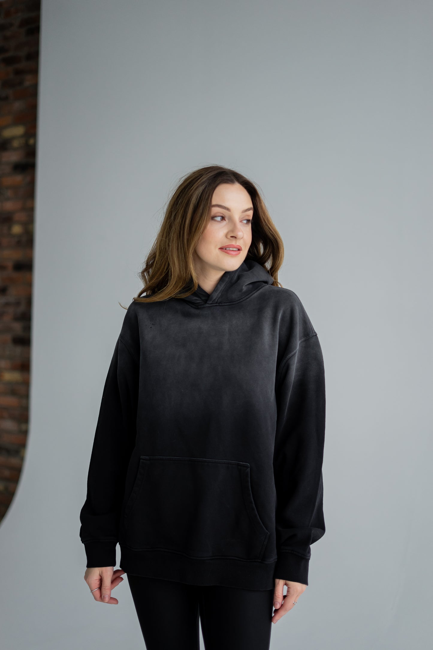 "Мені однаково, чи буду..." Heavyweight Sunfade Oversized Hoodie