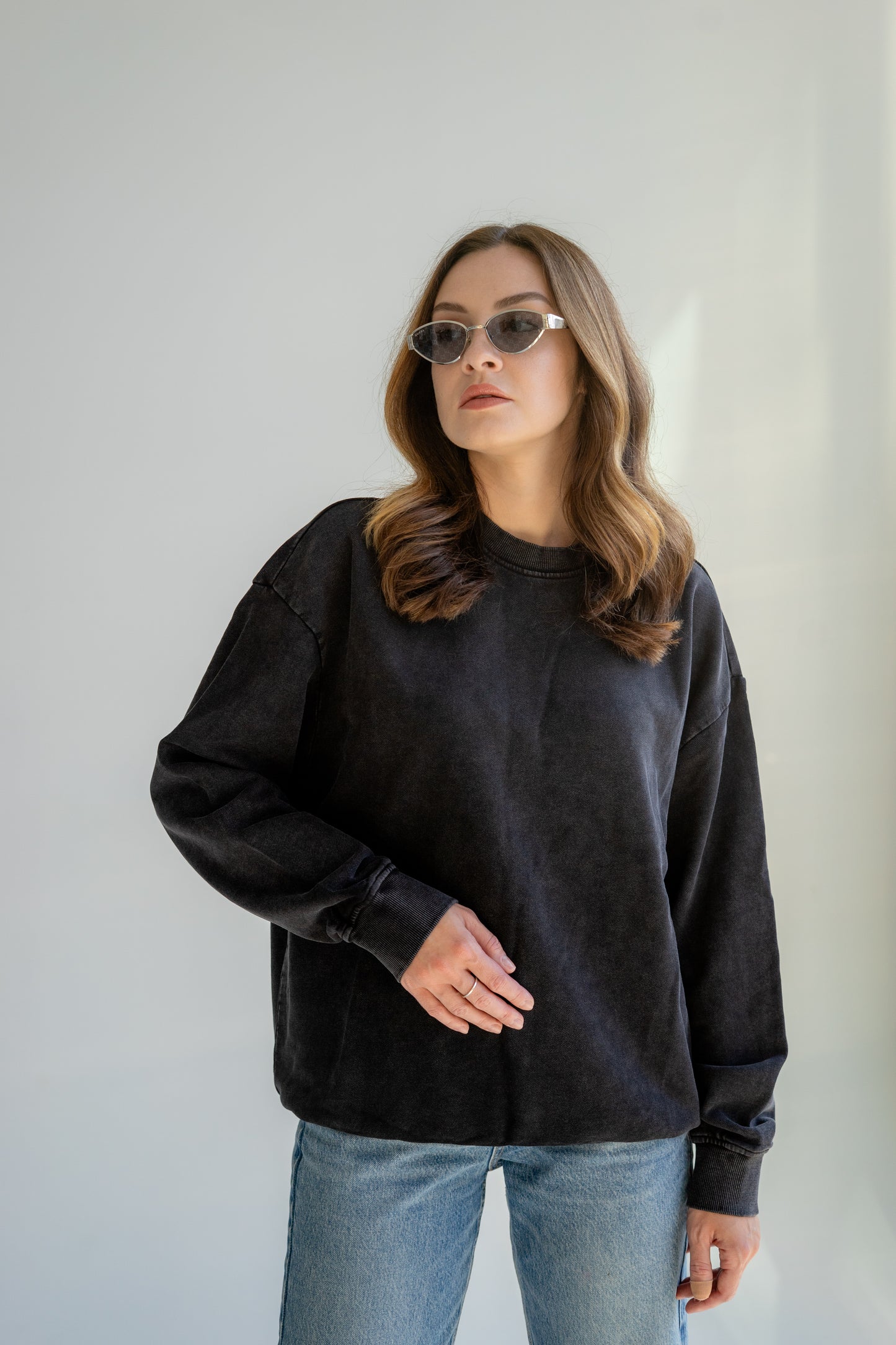 "Shevchenko"  Vintage Unisex Pullover (back) - 360 GSM