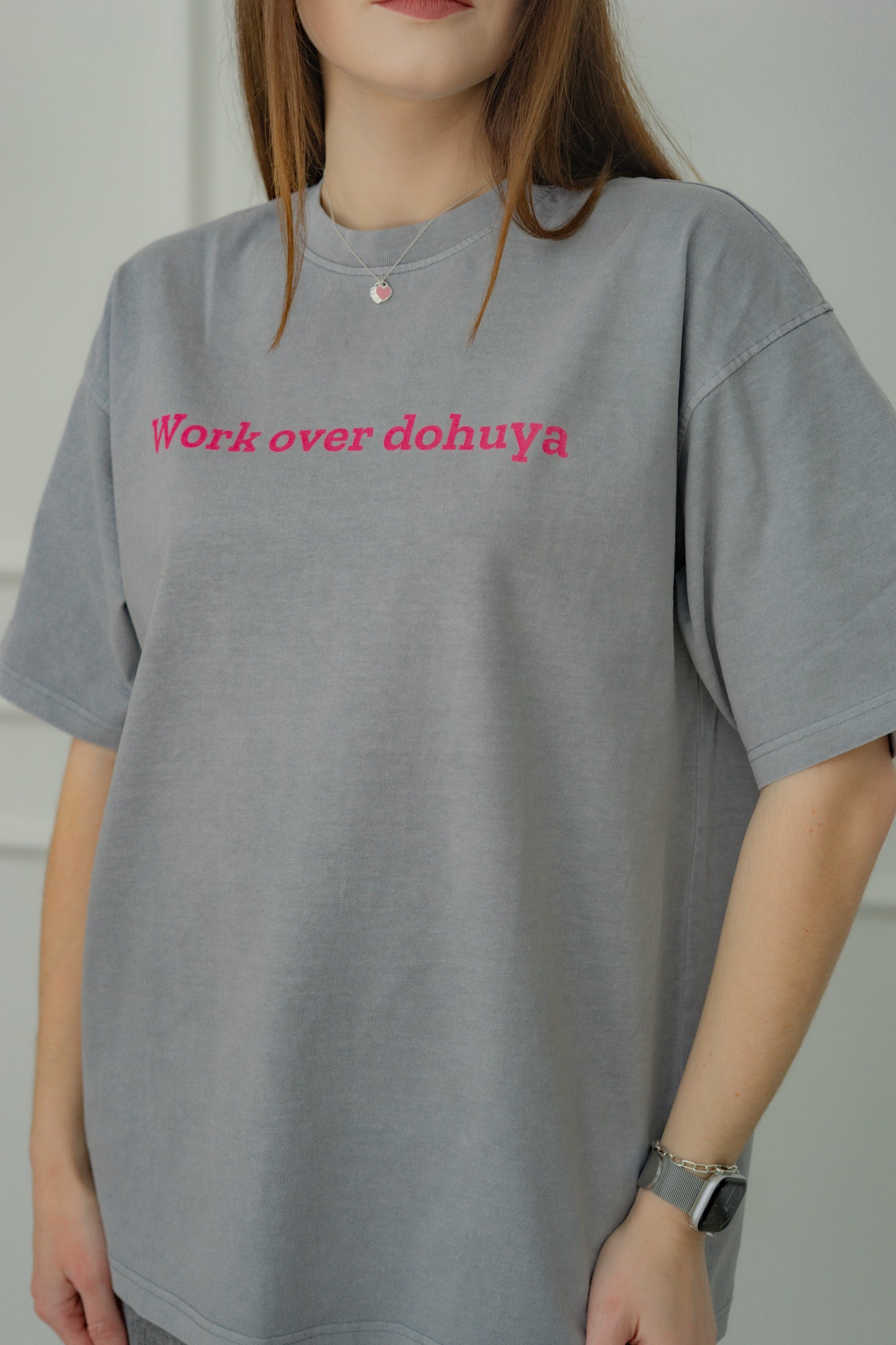 “Work over dohuya“ Oversize UNISEX t-shirt 190GSM