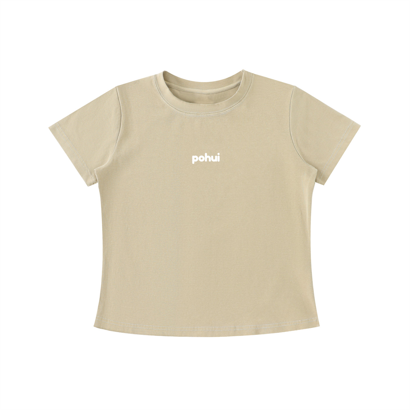 "pohui" Vintage Wash Slim Fit T-shirt