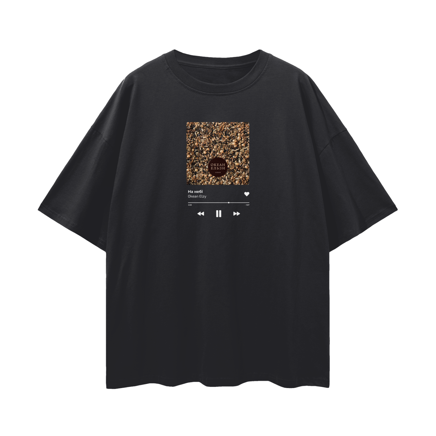 Okean Elzy "На небі" Oversize Deep Drop Shoulder Tee - 190 GSM