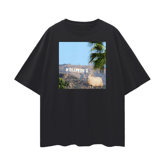 Oversized T-shirt "Lost in Hollywood"